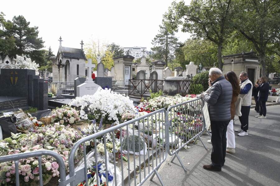  La sépulture de Jacques Chirac au cimetière du Montparnasse
