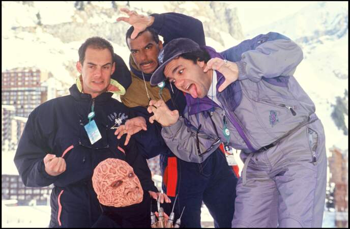 Les Inconnus lors d'une séance photo en 1992.