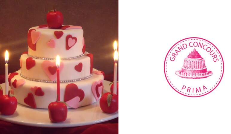 Le gâteau “Célébration d’amour”