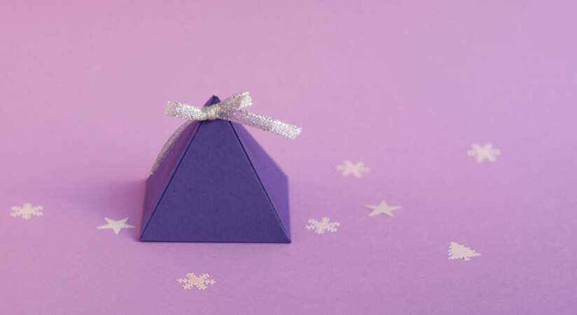 Emballage cadeau : la boîte pyramide
