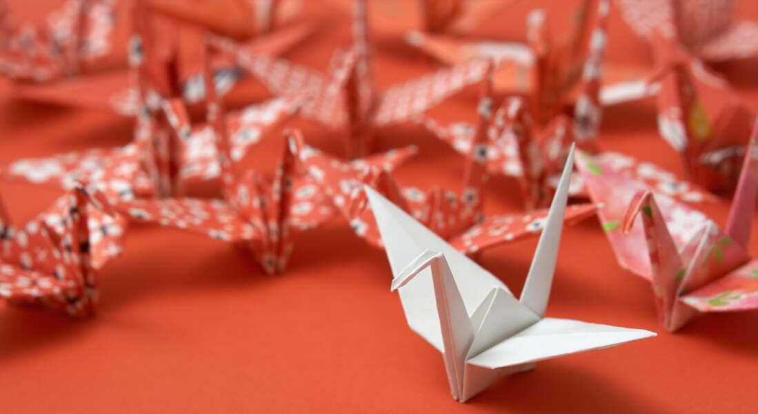 Pliage origami en vidéo : la grue