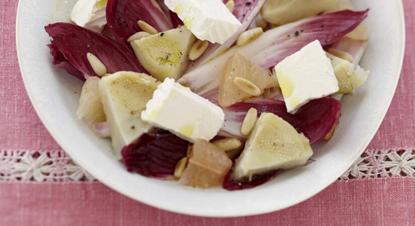 Spécial fromage : Salade joli cœur au Caprice des Dieux