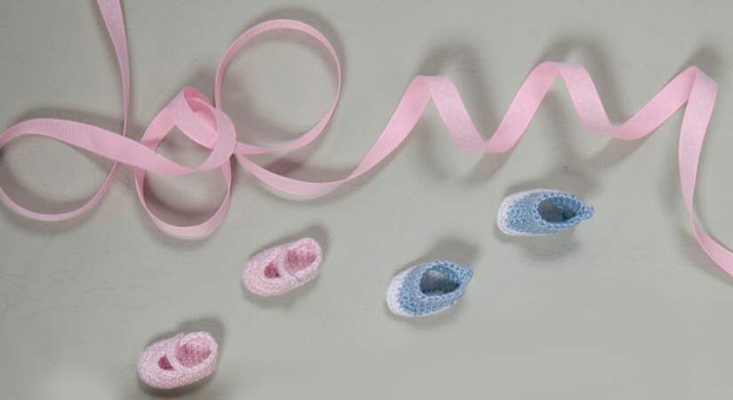 Amigurumis : des chaussons de bébé