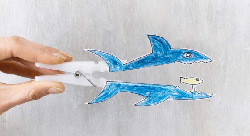 Fabriquer un requin en papier