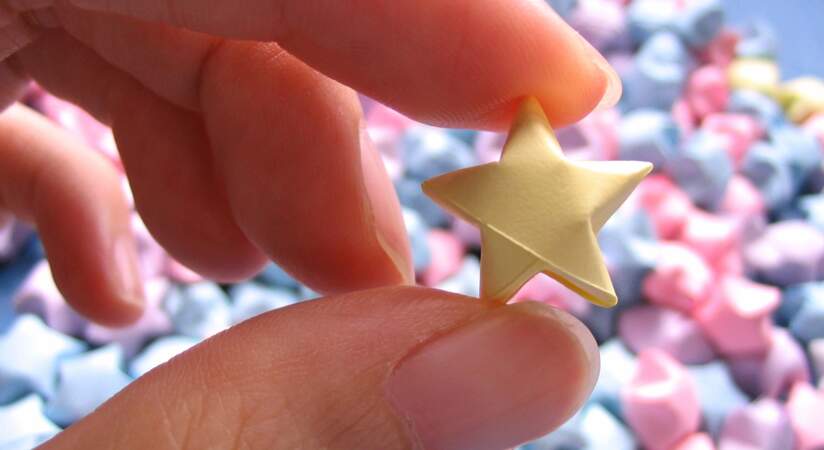 Origami facile : une étoile express