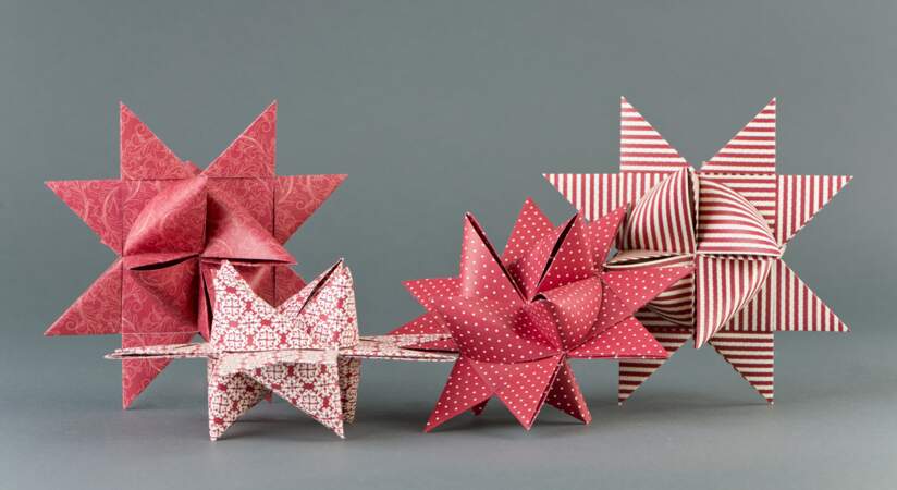 DIY - tuto Réaliser une étoile 3D en origami - Invitation Anniversaire