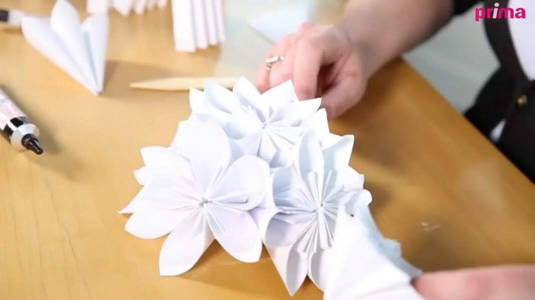 Origami facile : une fleur 3D