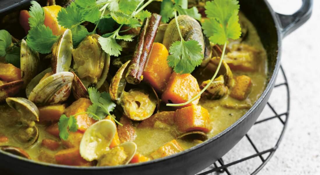 Curry de coquillages
