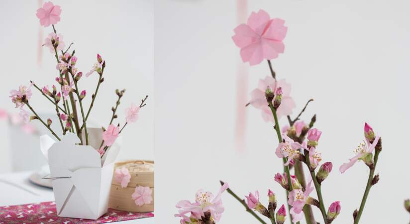 Origami facile : une fleur de cerisier