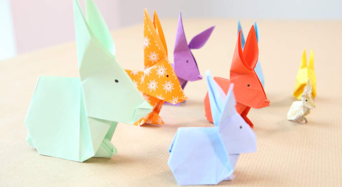 Un lapin en origami