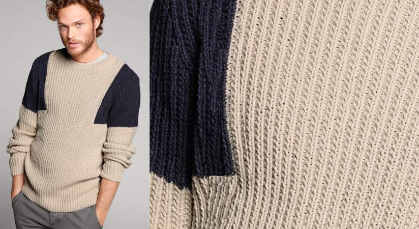 Un pull marin à tricoter