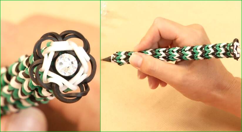Créer un bracelet en élastique Rainbow Loom 