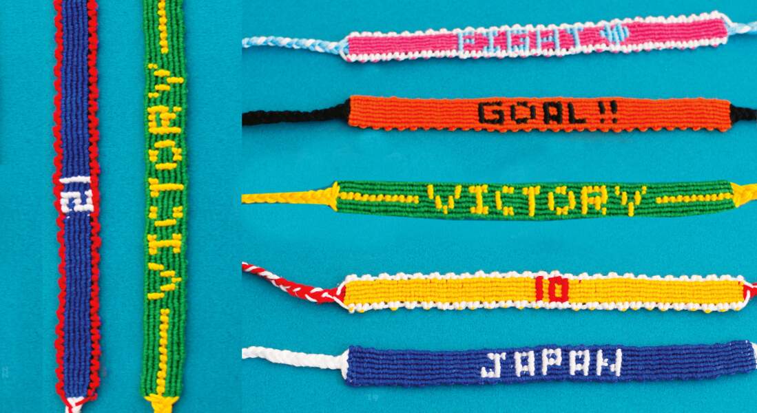 Un bracelet brésilien à message