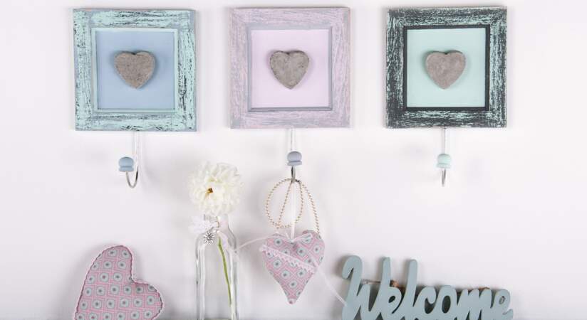 Des cadres déco style shabby chic
