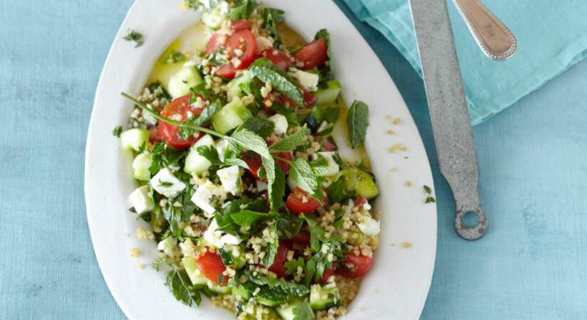 Salade grecque au boulghour