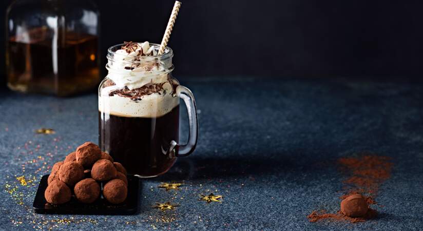 Truffes chocolat whisky et Irish coffee
