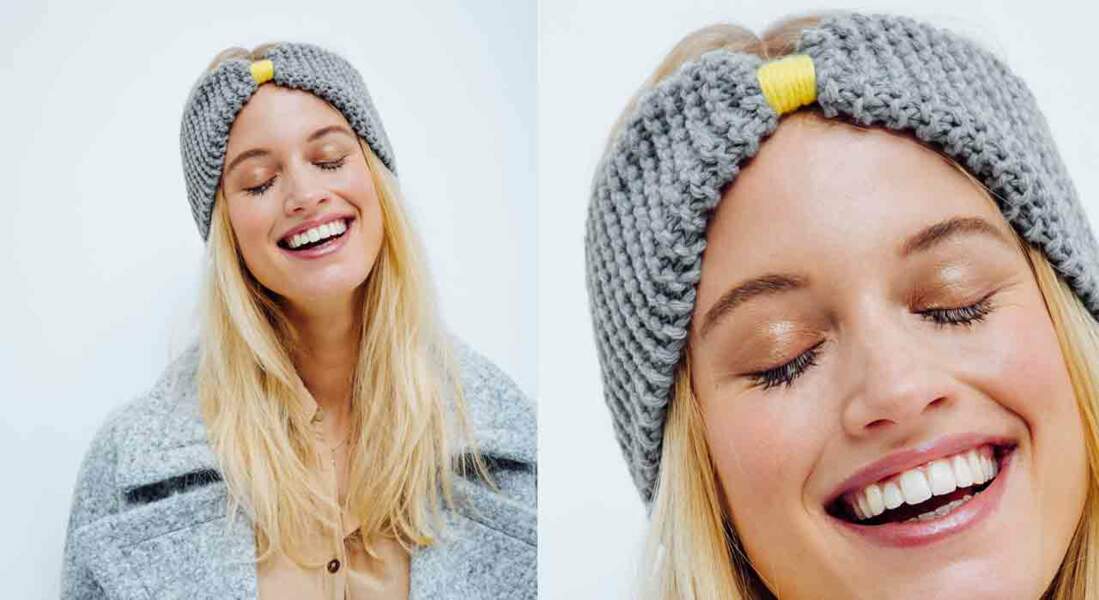 Un headband facile à tricoter