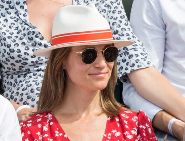 Pippa Middleton enceinte et rayonnante à Roland-Garros