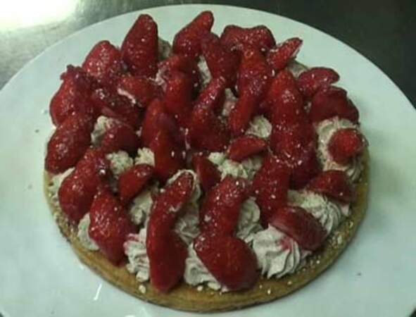 La recette de la tarte aux fraises et aux dragées