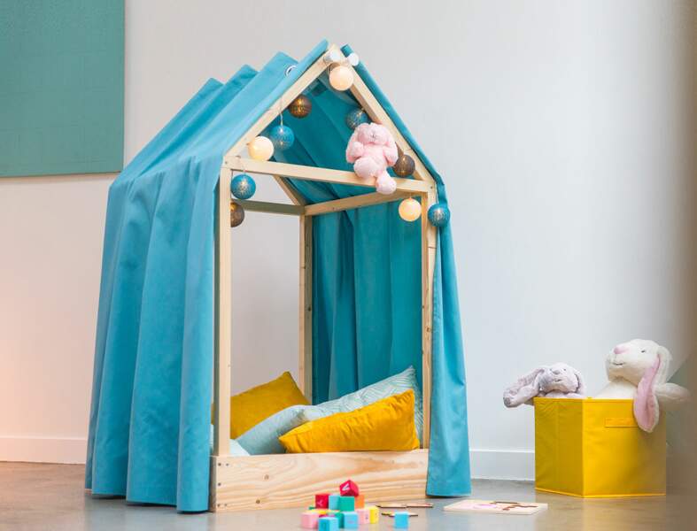 DIY : Une cabane pour la chambre d’enfant