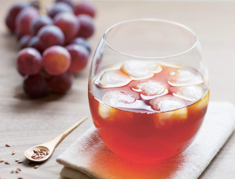 Cocktail detox Rooibos et jus de raisin ( vidéo) 