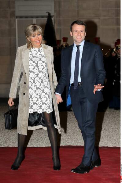 Emmanuel et Brigitte Macron - Mars 2016