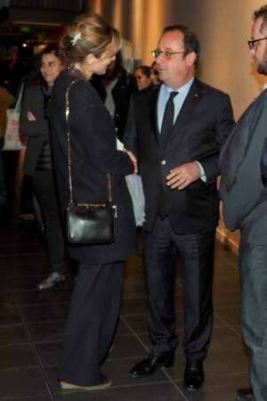 Echange entre François Hollande et Julie Gayet