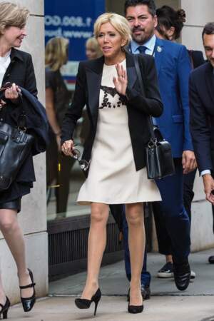 Brigitte Macron, très classe, le 10 septembre dans les rues de New York