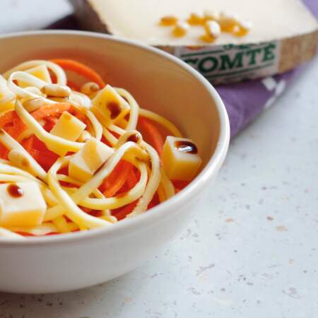 Salade de spaghetti de courgette et carotte