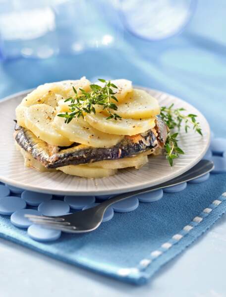 Pommes de terre aux sardines