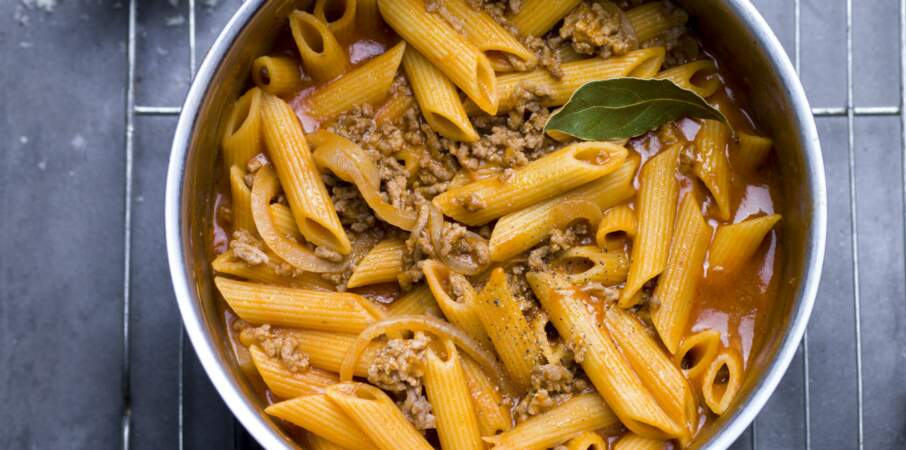 One pot pasta à la bolognaise