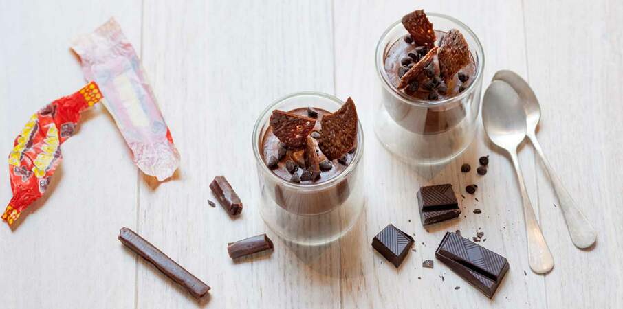 Verrines choco-caramel de Julia Sedefdjian