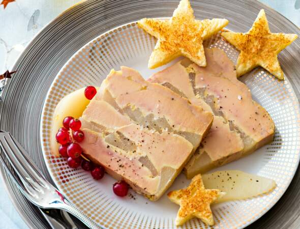 Menu facile - Foie gras aux fines poires, au micro-ondes  