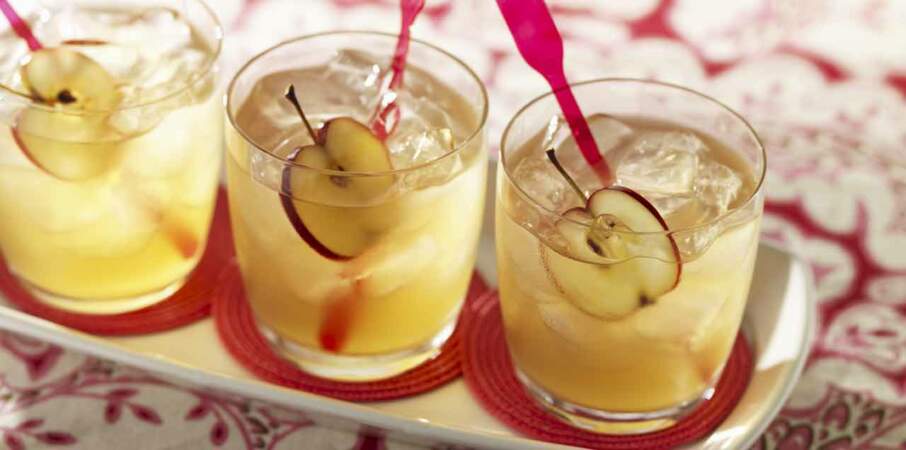 Cocktail cidre et mangue
