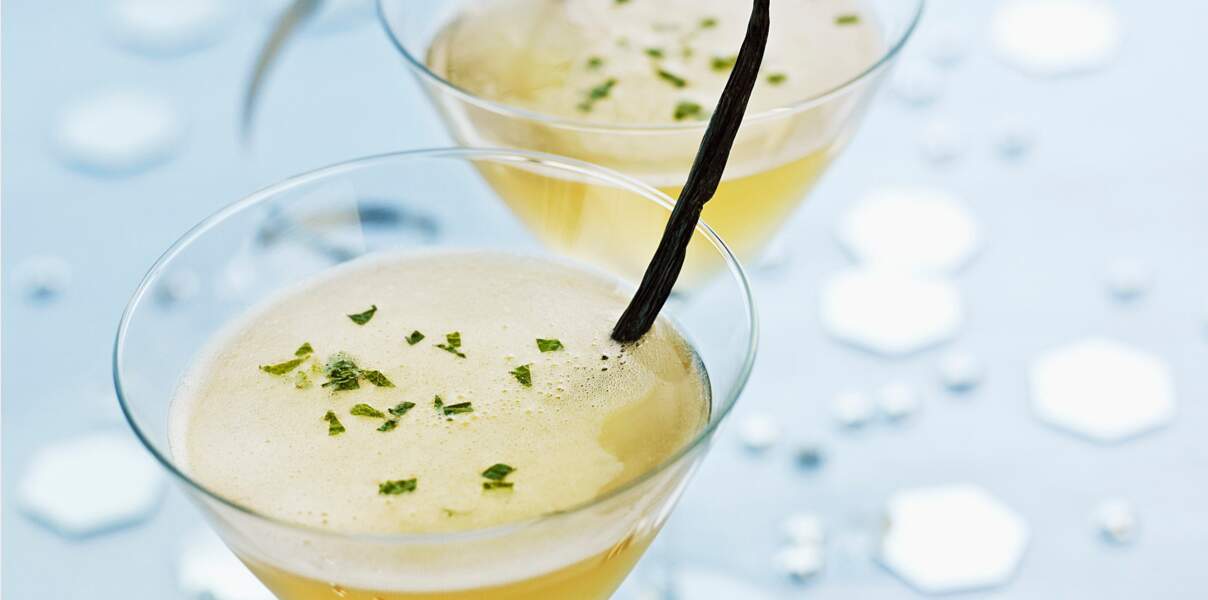 Cocktail de fête : mojito vanille-citron