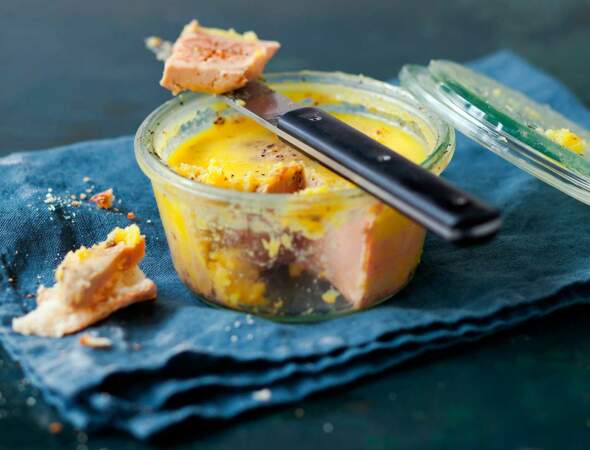 Terrine de foie gras marbrée à la mangue - Recette de Noël Picard