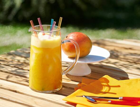 Cocktail au thé ananas et papaye