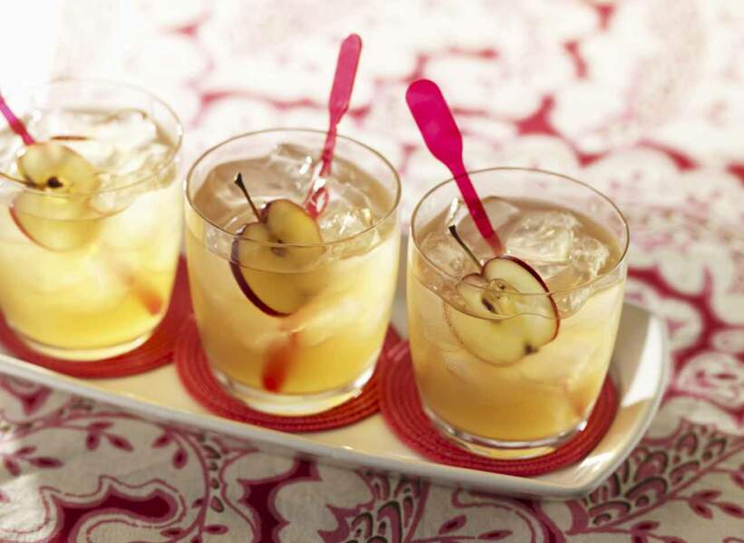 Cocktail cidre et mangue