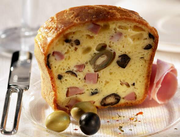 Cake jambon-olives