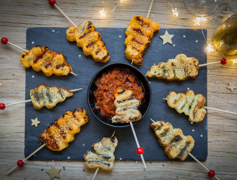 Un apéro festif avec une pâte feuilletée : un réveillon facile, rapide ...