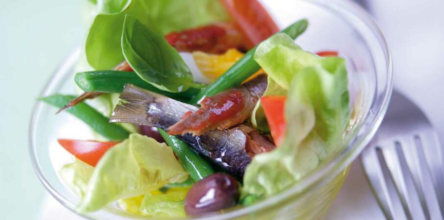 Salade de sardines à la niçoise