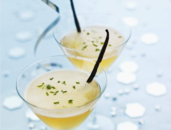 Cocktail de fête pour le Capricorne : mojito vanille-citron