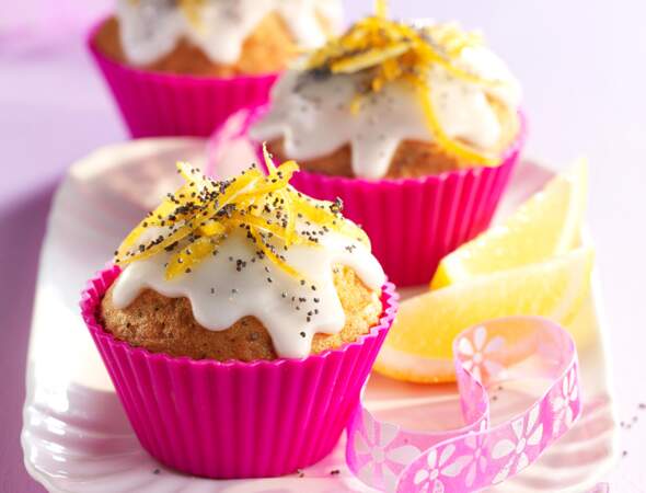 Cupcakes citron-pavot