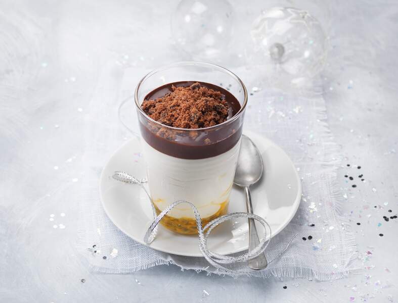 Chocolat viennois au St Môret® et fruits exotiques