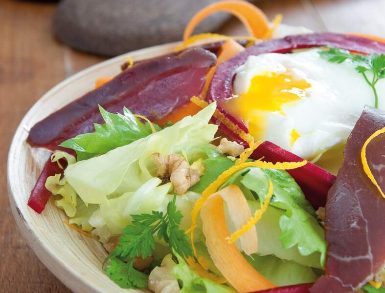 Salade folle : une entrée de fêtes fraîche et gourmande - Femme Actuelle