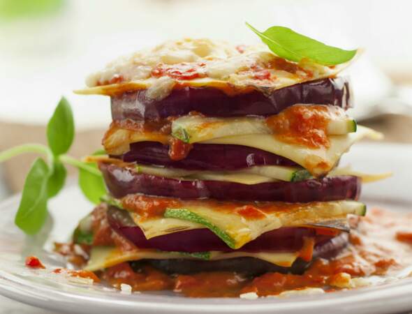 Lasagnes aubergines et courgettes
