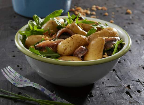 Salade de Rattes du Touquet aux anchois