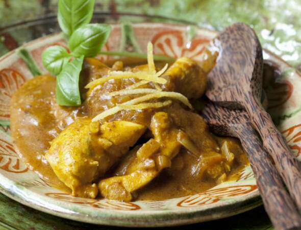 Verseau : le poulet thaïlandais au curry rouge et curry vert au lait de coco