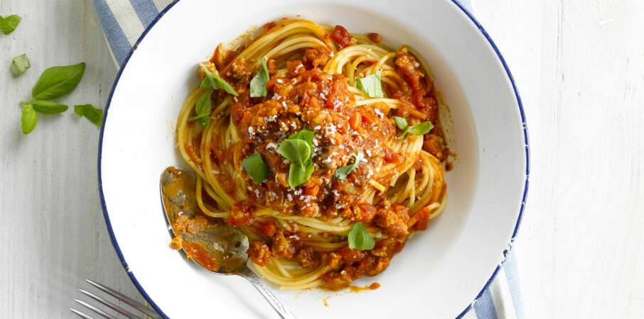 Spaghettis bolognaise au Cookeo