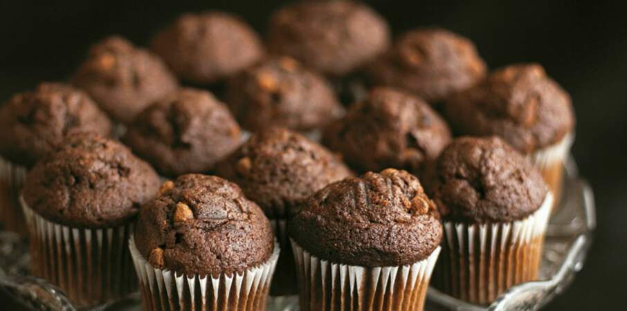 Mini muffins double-chocolat
